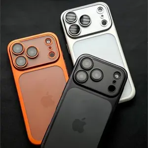 UV Coating Nano Matte Translucent Hard PC Case for iPhone 17 Air 16 15 13 12 11 Pro Max Ultra Thin Plating Frosted Bumper Cover