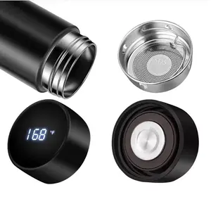 Pine 17 oz Smart LED Temperature Display Metal Insulation Water Bottles Stainless Steel Intelligent Vacuum Flask