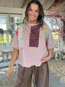 Wildflower Patchwork Top