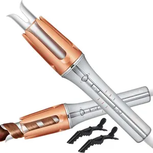 1 pc Automatic Curling Iron 1 Inch with 3 Temperatures, 2-Way Rotation, Anti-Scald, Anti-Tangle, Automatic Shut-Off, Swivel Cord Barrel Automatic Curler -Effortlessbeauty-Hairhack- Coachella-mothersdaygift