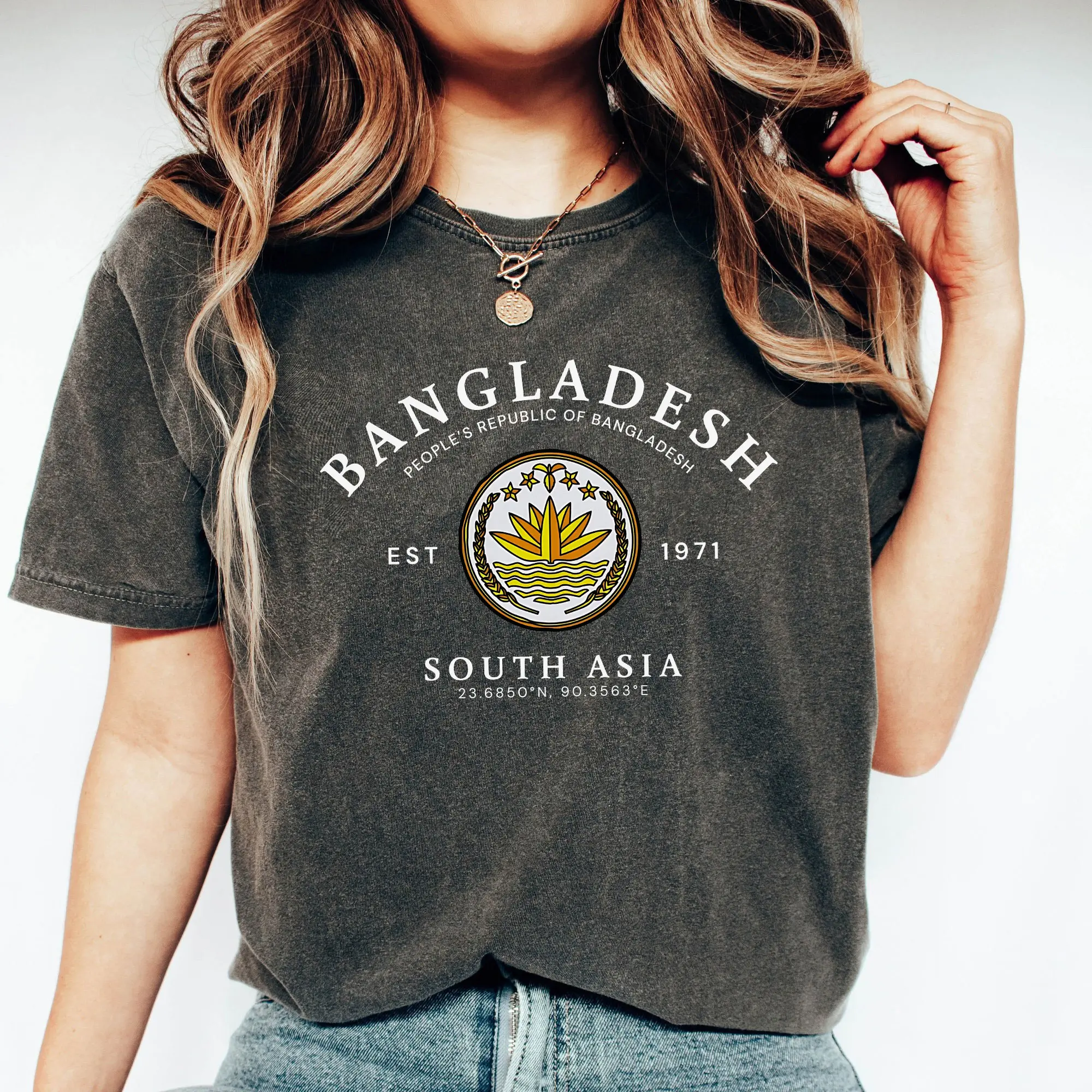 Comfort Colors Bangladesh Shirt, Bangladesh Gift, Bangladesh Soft and Comfortable Pullover Shirt, South Asia shirt
