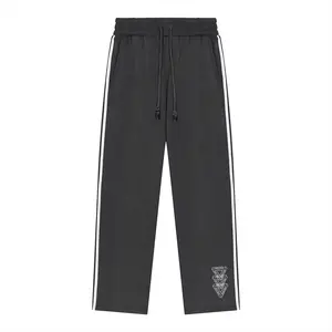 Three Thieves // Vintage Wash Contrast Tape Sweatpants - Charcoal