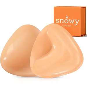 Sticky Bra Inserts Push Up for Women Reusable Stick Bra Double Sided Strapless Waterproof Adhesive Bra Pads