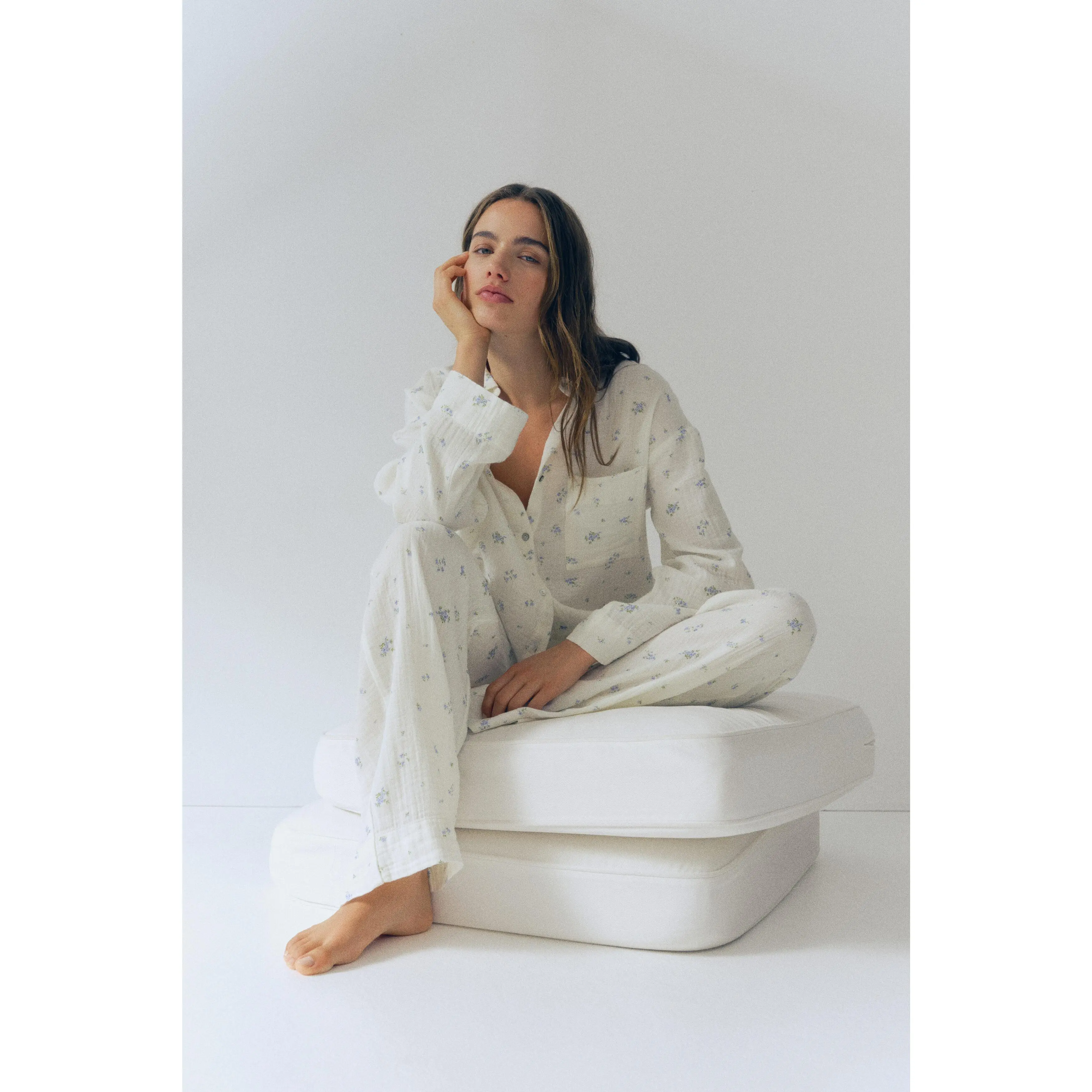 H&M Cotton muslin pyjamas