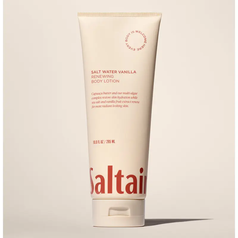 Saltair Salt Water Vanilla Body Lotion – Renewing Lotion with Multi-Algae Complex, Sea Salt & Vanilla Fruit Extract – Long-lasting Hydration  – 10 fl oz