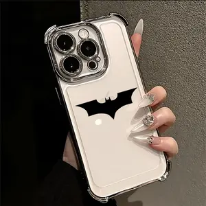 2026 New Cool Anime Batmans Protective Phone Case Suitable for iPhone 17 16e 16 15 14 13 12 11 Mini Pro Max Air X XR XSMAX 8 7 Plus Anti Fall Transparent Soft Back Cover Casing
