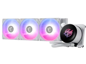 MPG CORELIQUID P13 360 WHITE, LCD, 3 x ARGB Gen2 Fan, ARGB Gen2 Block, Bilingual Color Box