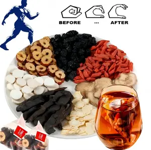 Formula Ginseng Five Treasure Tea40cups200g, Chinese Kidney Tea , Natural Herbal Ingredients for Kidney Traditional Bever Organic  Beverage detox cleanse   Christmas Thanksgiving Value Pack Filled with Tea Healthy