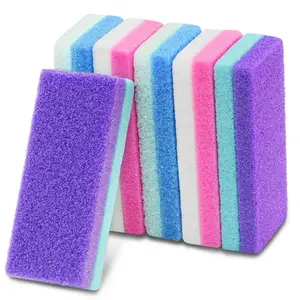 6Pcs Professional Pedicure Foot Pumice Stone for Feet Skin Callus Remover and Scrubber for Dead Skins Sided foot dead skin remover