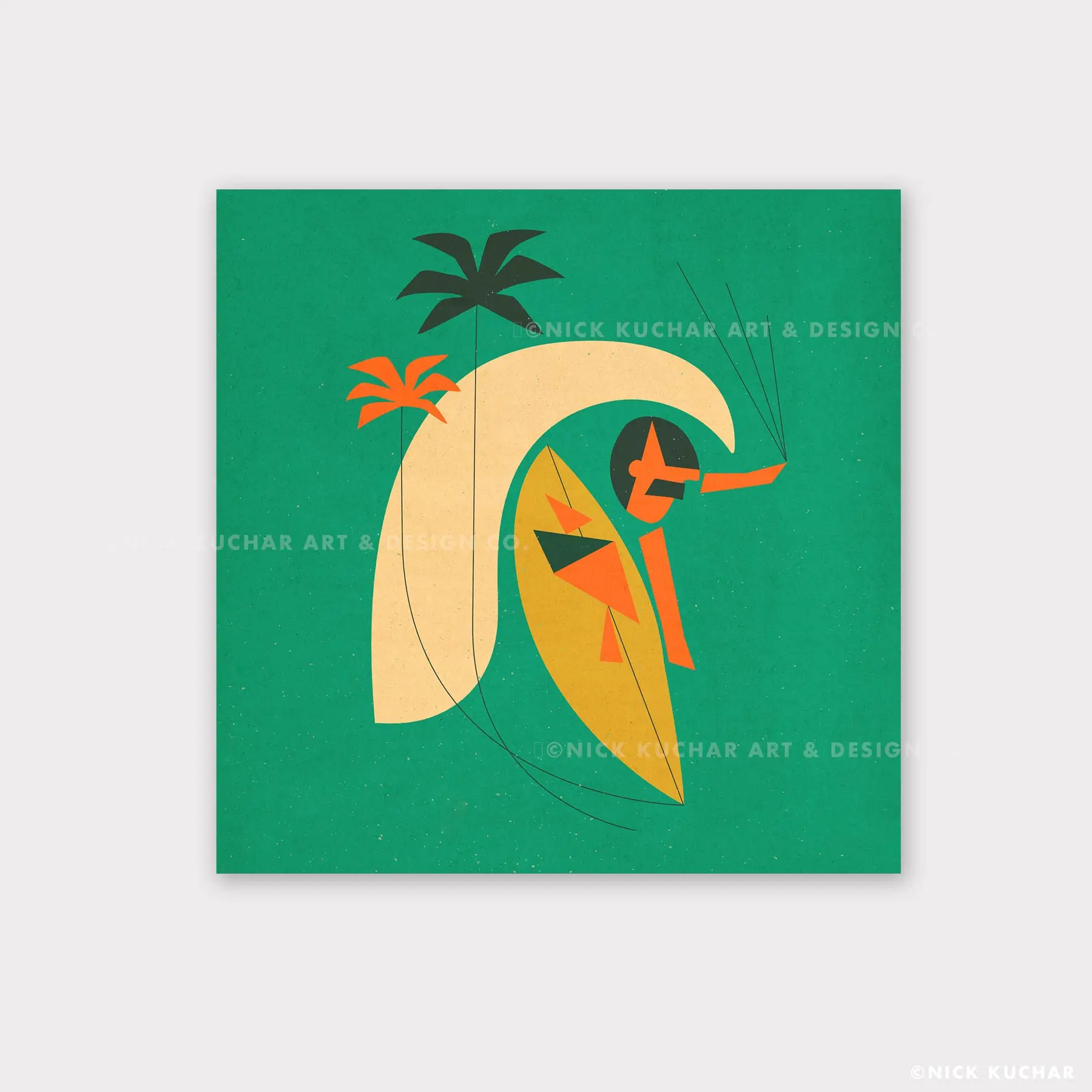 Tropic Barrel - 12x12 Limited Edition Giclee Print