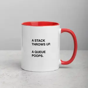 STACK & QUEUE - MUG