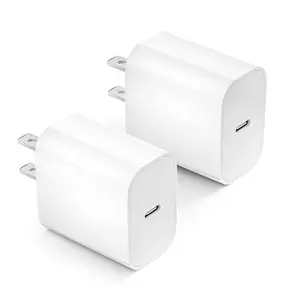 PD 20W Fast Charging Head, USB C Fast Charging Adapter, Multifunctional Portable Charging Head Compatible with iPhone, iPad, AirPods & Galaxy Phone, Charger Adapter