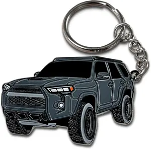 4Runner Off-Road Keychain & Key Fob Cover - 2" x 1.3" Graphic Accessory for 3rd, 4th, 5th Gen TRD Car Mods