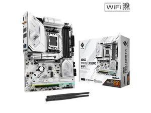 ASRock B850 STEEL LEGEND WIFI AM5 AMD B850 ATX Motherboard Gaming Pc Tower Computer