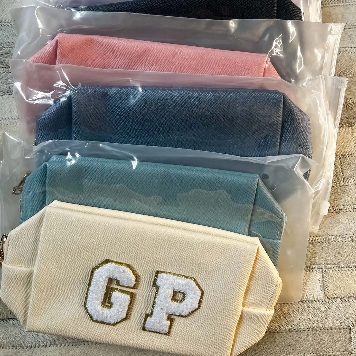 Personalized makeup bag