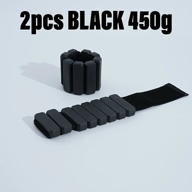 2pcs Adjustable Wrist And Ankle Weights Fitness Accessory, Fitness Exercise Accessories, Removable Soft Comfortable Durable Easy Wear for Home Workouts, Gym, Daily Use Ideal for Men Women Fitness Enthusiasts