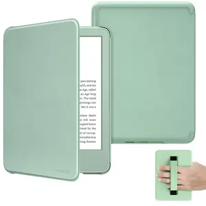 Case for 6" All-New Kindle (11th Generation-2024/2022 Release), Lightweight Shell Cover with Hand Strap Auto Wake/Sleep for Kindle 11th Generation 2024 e-Reader