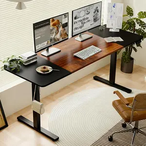 [Bellemave]Electric Standing Desk Height Adjustable Desk for Home and Office Computer Table Gaming Desk Modern Luxiury Table 48/55"   Lift-up Desk