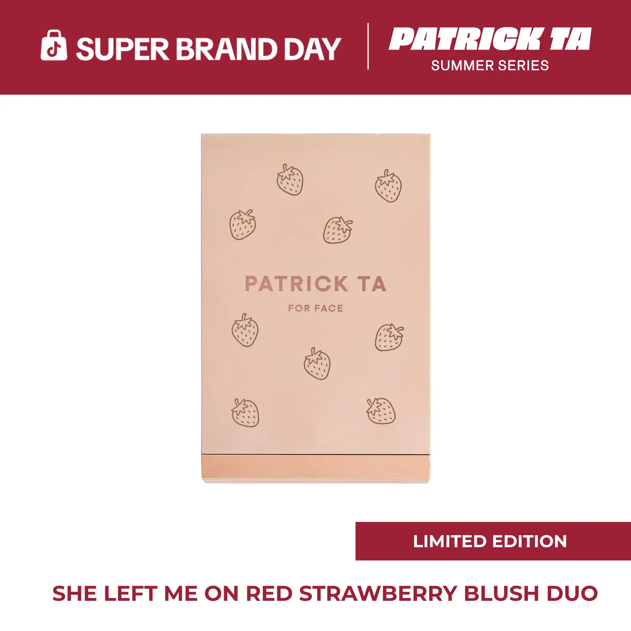 She Left Me On Red Strawberry Blush Duo