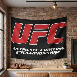 Ufc Ultimate Fighting Theme Tapestry 3x5ft, HD Print, Ideal for Bedrooms Dorms Living Rooms, Backdrop Art Decor