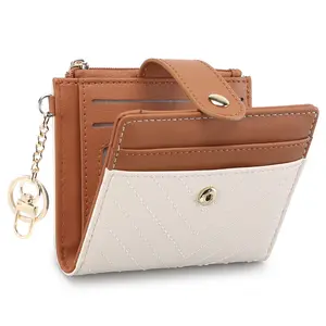 Slim Bifold Wallet for Women with Coin Pocket$No More Bulky Purses!Slim Wallet for Cards & Cash