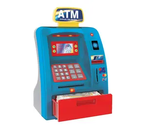 Playful Minds Lights and Sounds Talking Piggy Bank Station ATM