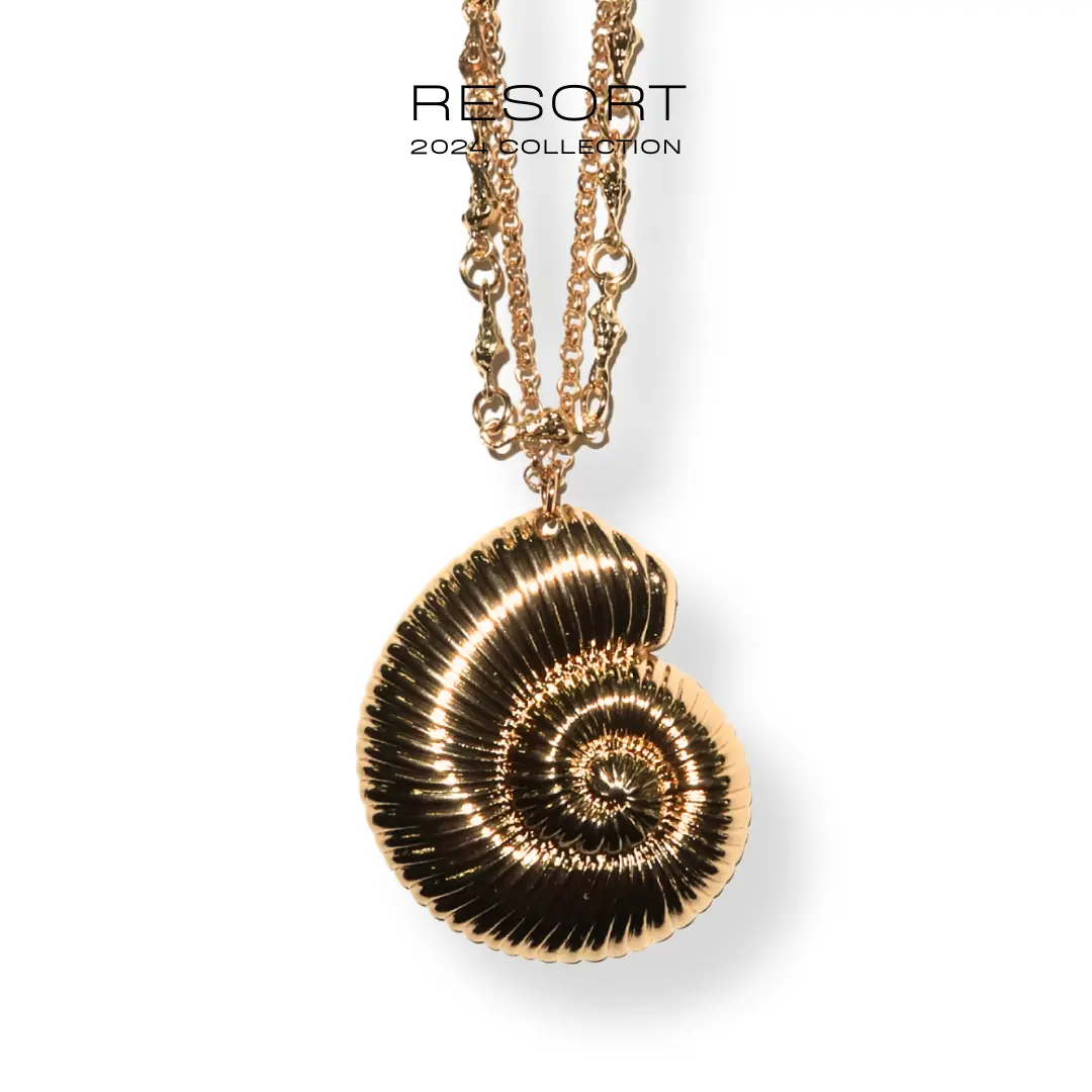 RESORT24: Snail Statement Necklace