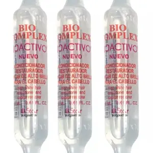 3 Ampoulles Bioactivo Bio Complex High Shine Hair Conditioner Haircare Shampoo