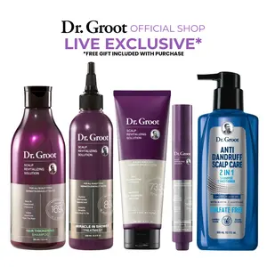 Dr. Groot Complete Set + Anti Dandruff Scalp Care 2-in-1 Shampoo & Conditioner Dr. Groot Complete Set + Anti Dandruff Scalp Care 2-in-1 Shampoo & Conditioner