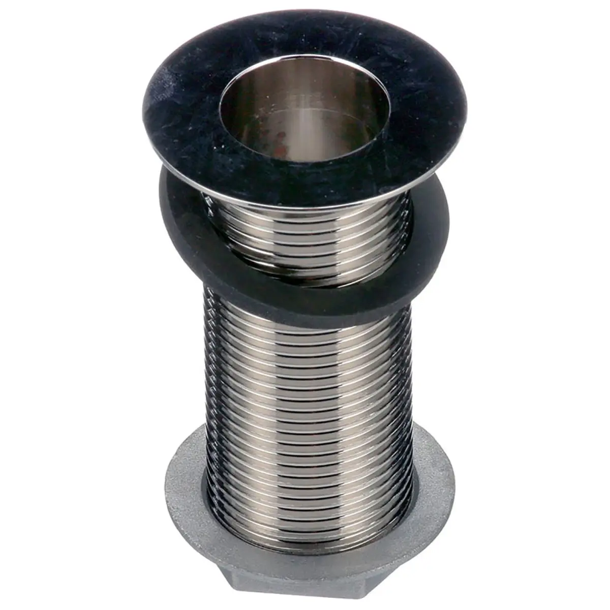AllPoints B2948222 Nickel-Plated Brass Sink Drain - 3.25 in. Long, 2 in. Flange, 56-1213 Model, 1 in. NPS for 1.375 in. Sink Opening, Washer-Included Commercial Kitchen Equipment to Enhance Performance
