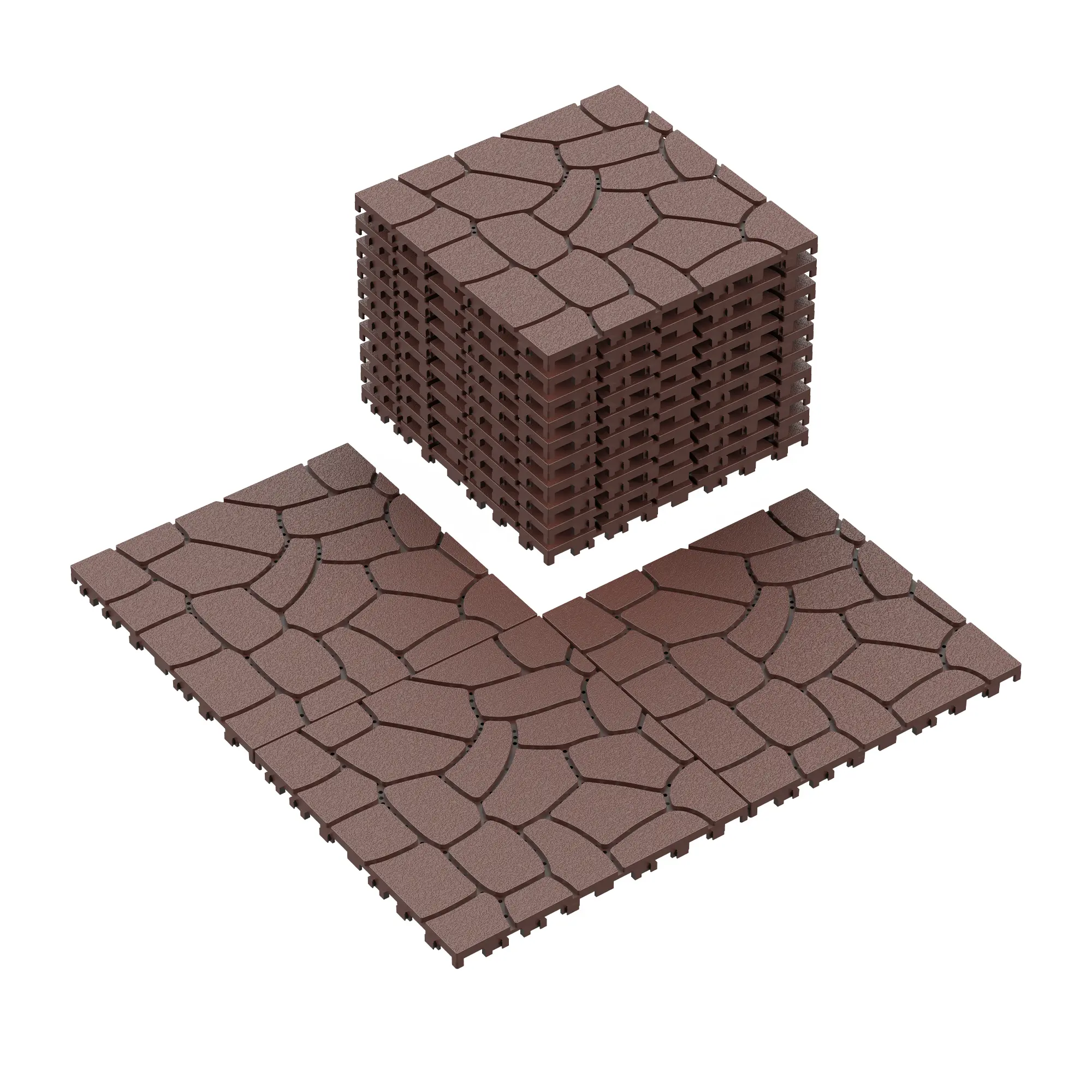 9-Brown((1 Box=44 Pcs=44 sqft)