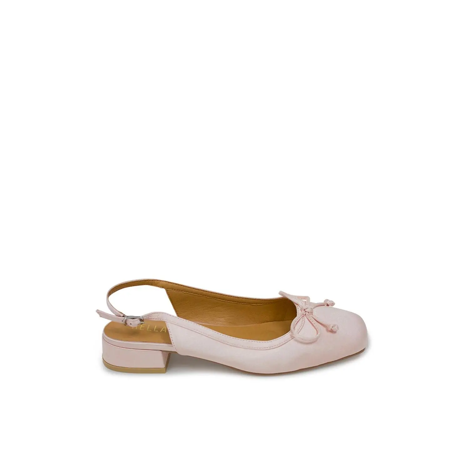 Iris Slingback Ballet Flat - Pink Satin