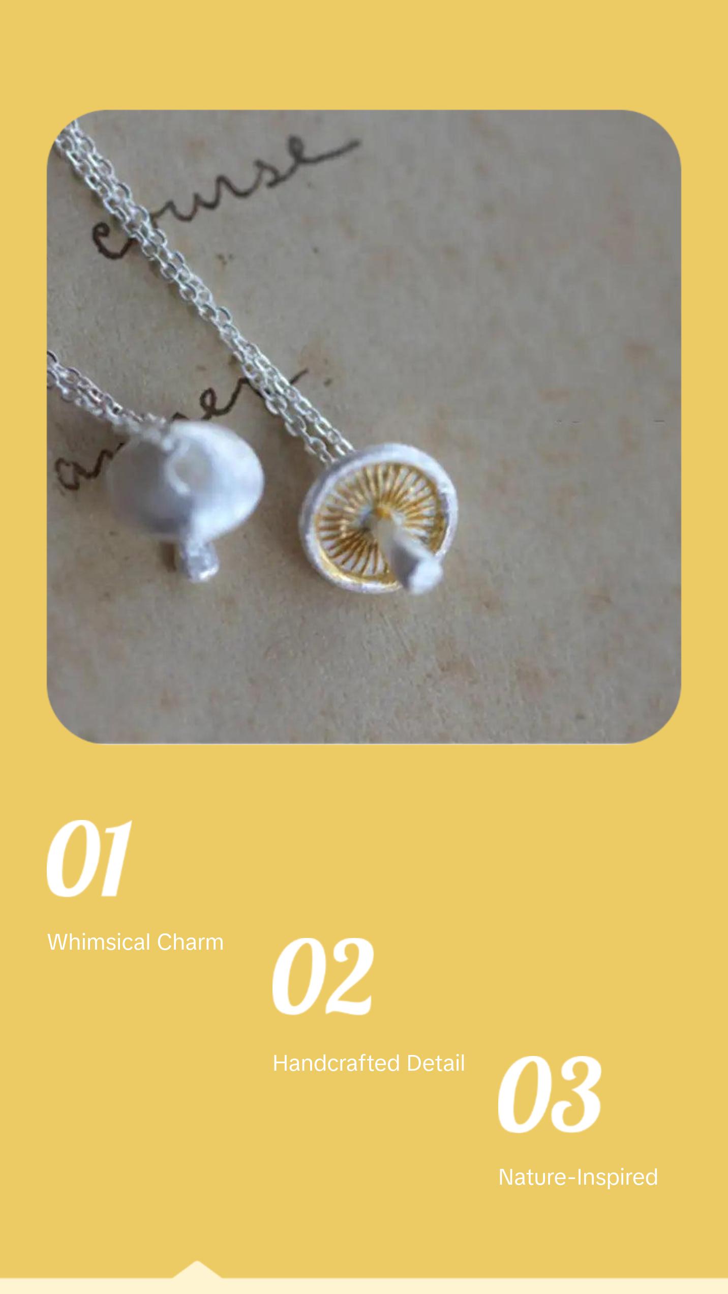 Mushroom Necklace