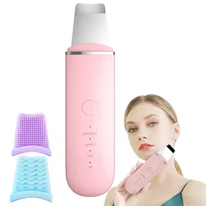 Rechargeable Ultrasonic Blackhead Remover, Face Pore Cleansing, Pore Cleansing Facial Brush, Microcurrent Beauty Instrument, Electric Facial Cleanser, New Condition