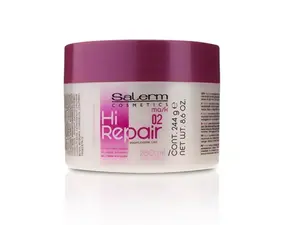 Salerm Cosmetics Salerm Hi Repair Mask - Collagen Hair Treatment - Maca Essence Repair Deep Repair Conditioning Argan Oil Collagen Hair Mask