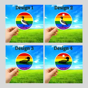 (TRENDING) Stupid Canadian Wolf Bird Rebel Alliance Sticker, Heated Rivalry Inspired Die-cut Stickers, Resistance Symbol Stupid Canadian Wolf Bird Vinyl Sticker