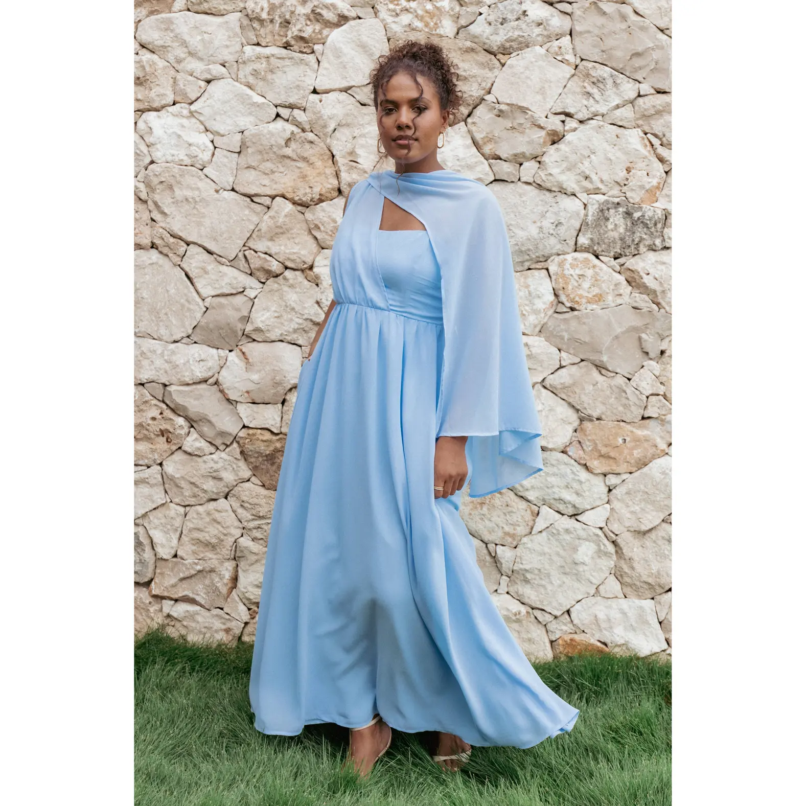 Darlee Maxi Dress - Cornflower Blue