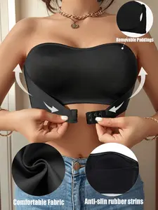 Wireless Bralette, High Slip-Resistant Strapless Lifting Bra, Invisible Summer Bra, Seamless Comfort, Elegant Backless Design, All Seasons