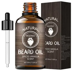 30ml Beard Care Oil, Vanilla Scented Natural Beard Essence, Beard Moisturizing Product for Men