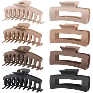 8 Pack Hair Clips for Women 4.3 Inch Large Hair Claw Clips