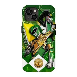 Mighty Morphin Ranger Tough Shockproof TPU Phone Case & Screen Protector Collection, Custom Dino Thunder Cover - Cellphone Accessories Casing for iPhone 17/16/15/14/13/12/11 Pro Max/Plus & Samsung Galaxy S22/23/24/25/26 Ultra, Fan Gift