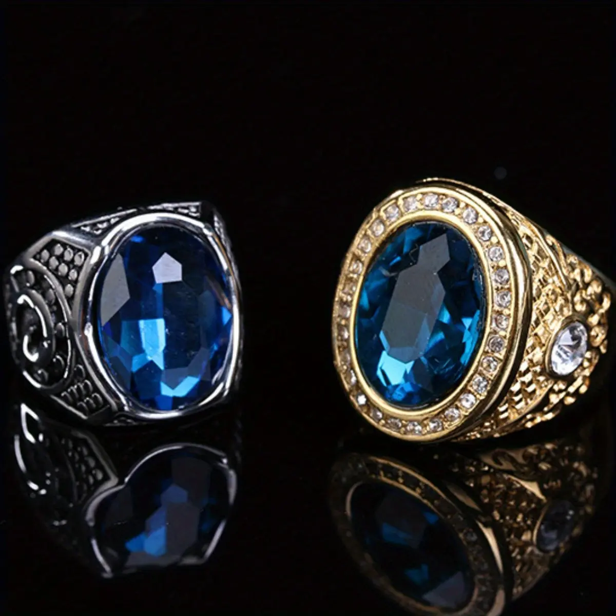 Unisex Twilight Princess Ring - Synthetic Zircon, Stainless Steel, Modern Minimalist Style, Elegant, Suitable for Daily Wear and Parties, Twilight Ring