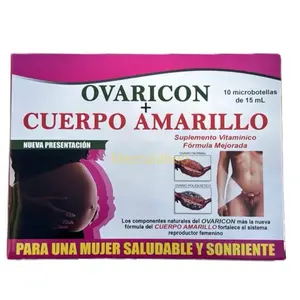 Ovaricon Cuerpo Amarillo Mujer Dietary Supplement - 10 Microdoses of Vitamin B1, B2, B3, MSM, Glucosamine & Omega for Healthcare and Edible Fitness