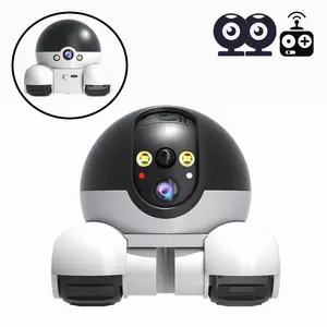 Intelligent Monitoring Remote Control Car, Front & Rear Dual Camera Movable Monitoring Robot, WiFi Voice Intercom Pet Cat Dog Home Elderly Companion Remote Camera