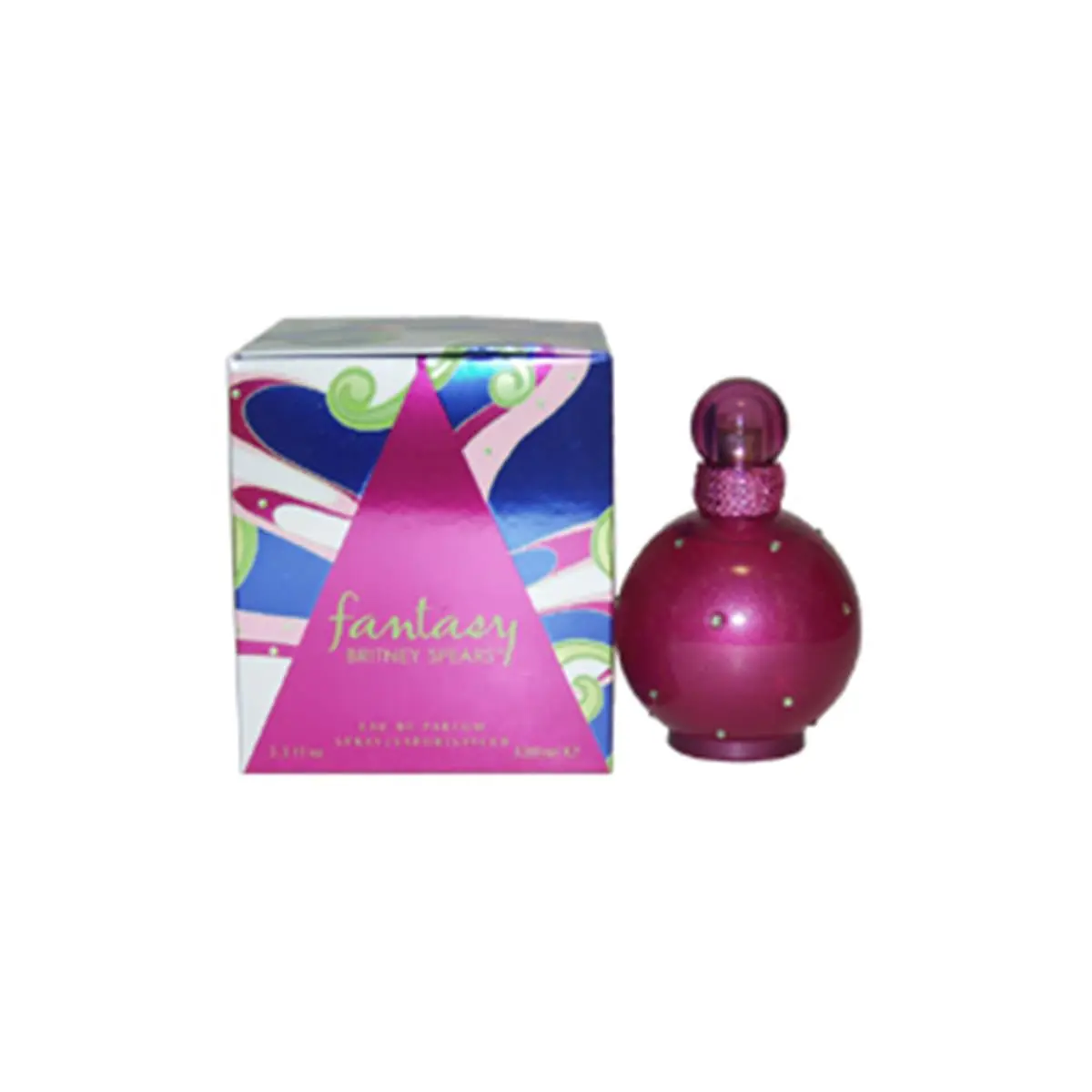 Britney Spears Fantasy Unisex EDP Fragrance, 3.4 oz EDP Spray, Floral Scent Perfume with Fruit Woody Floral Notes of Litchi Kiwi for Unisex Wear