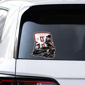 Racing Memorial Sticker, Number Eighteen Tribute Style Vinyl Decal For Car Laptop Toolbox