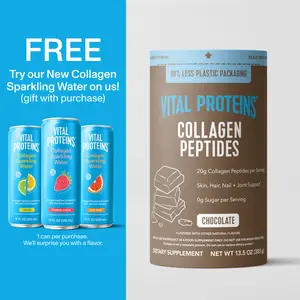 Vital Proteins Chocolate Collagen - Peptides Powder Supplement | 13.5 oz, Supports Hair, Nail, Skin, Bone and Joint Health