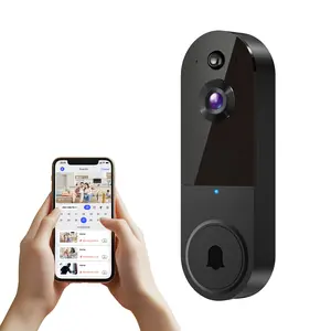 T50 1080P Wireless Doorbell Camera Smart WiFi Video Doorbell with AI Human Detection Two-Way Audio Night Vision Cloud Storage Instant Alert 2.4Ghz WiFi Outdoor Security Camera Rechargeable Battery Powered