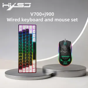 Wired Keyboard Mouse Set, Membrane Keyboard + Wired Mouse, Compatible with Ps4, Xbox, PC, Laptop, Only Wired Connection