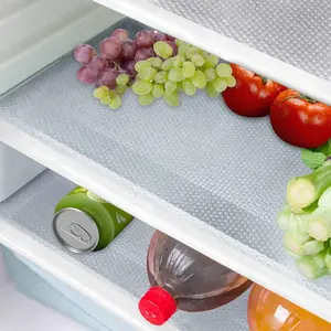 8 Pcs Aesthetic Acetate Transparent Refrigerator Shelf Liners, Washable, Waterproof, Oilproof Mats for Freezer Glass Shelves, Cupboards